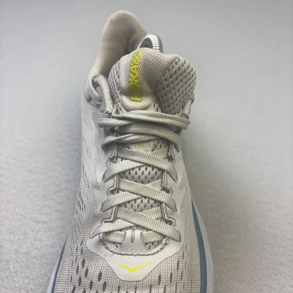 Hoka One One Clifton 7 Running Shoes Womens Size 9.5 Gray Cushioned Sneakers